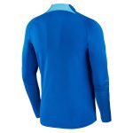 Shop england national team nike 2022 strike drill performance raglan quarter-zip long sleeve top – blue – Mexico Football Shirts & World Cup Jerseys
