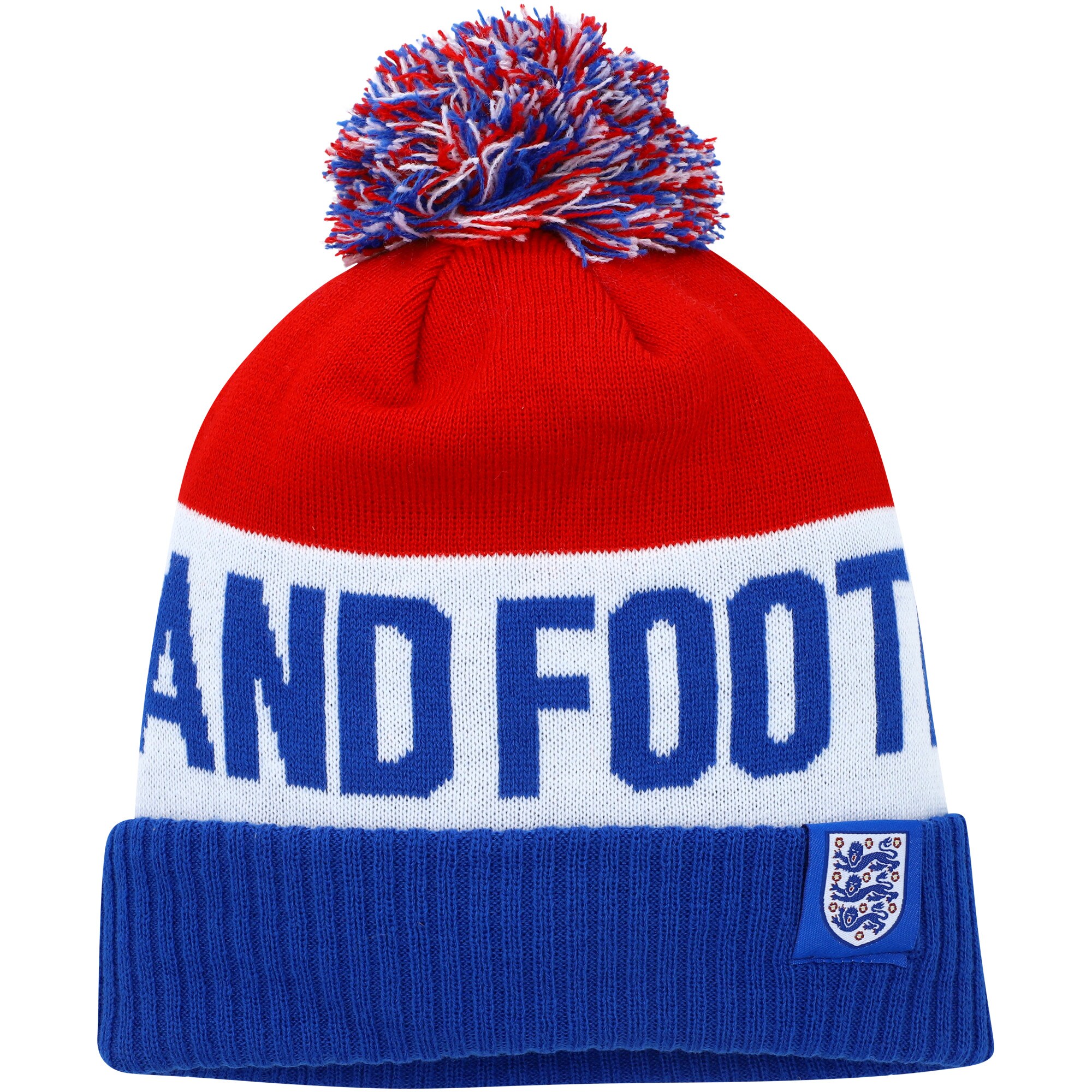 Shop england national team nike classic stripe cuffed knit hat with pom – bluered – Mexico Football Shirts & World Cup Jerseys