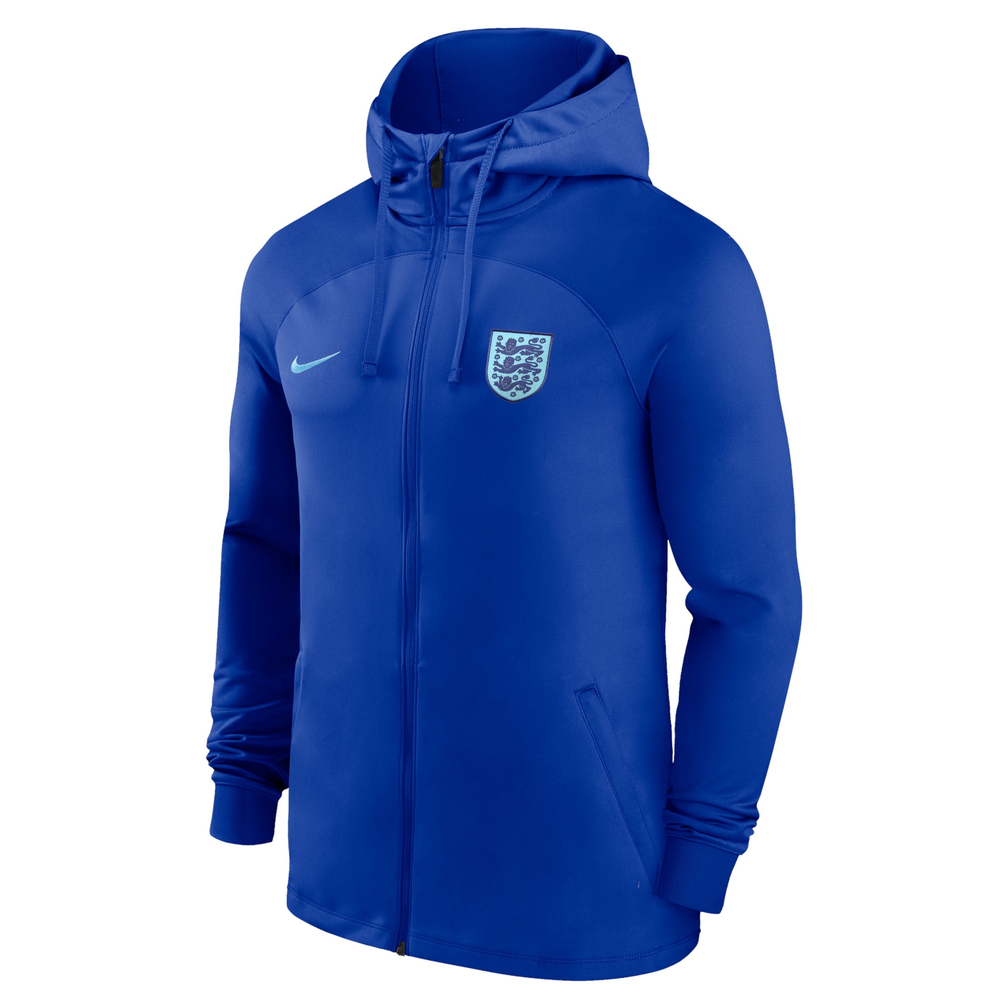 Shop england national team nike strike raglan hoodie full-zip track jacket – blue – Mexico Football Shirts & World Cup Jerseys