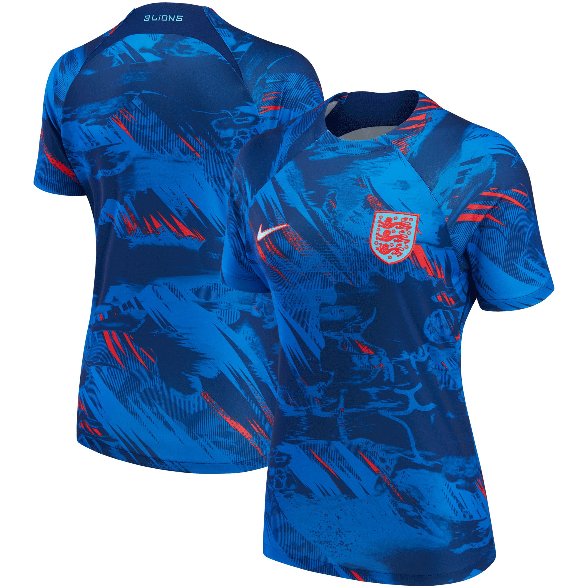 Shop england national team nike women8217s 2022 pre-match top blue – Mexico Football Shirts & World Cup Jerseys