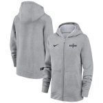 Shop england national team nike youth logo club full-zip hoodie – gray – Mexico Football Shirts & World Cup Jerseys
