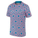 Shop england women8217s national team nike 2023 academy pro pre-match top – blue – Mexico Football Shirts & World Cup Jerseys