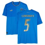 Shop fabio cannavaro italy national team autographed fanatics authentic 2022-23 blue home puma jersey – bas – Mexico Football Shirts & World Cup Jerseys