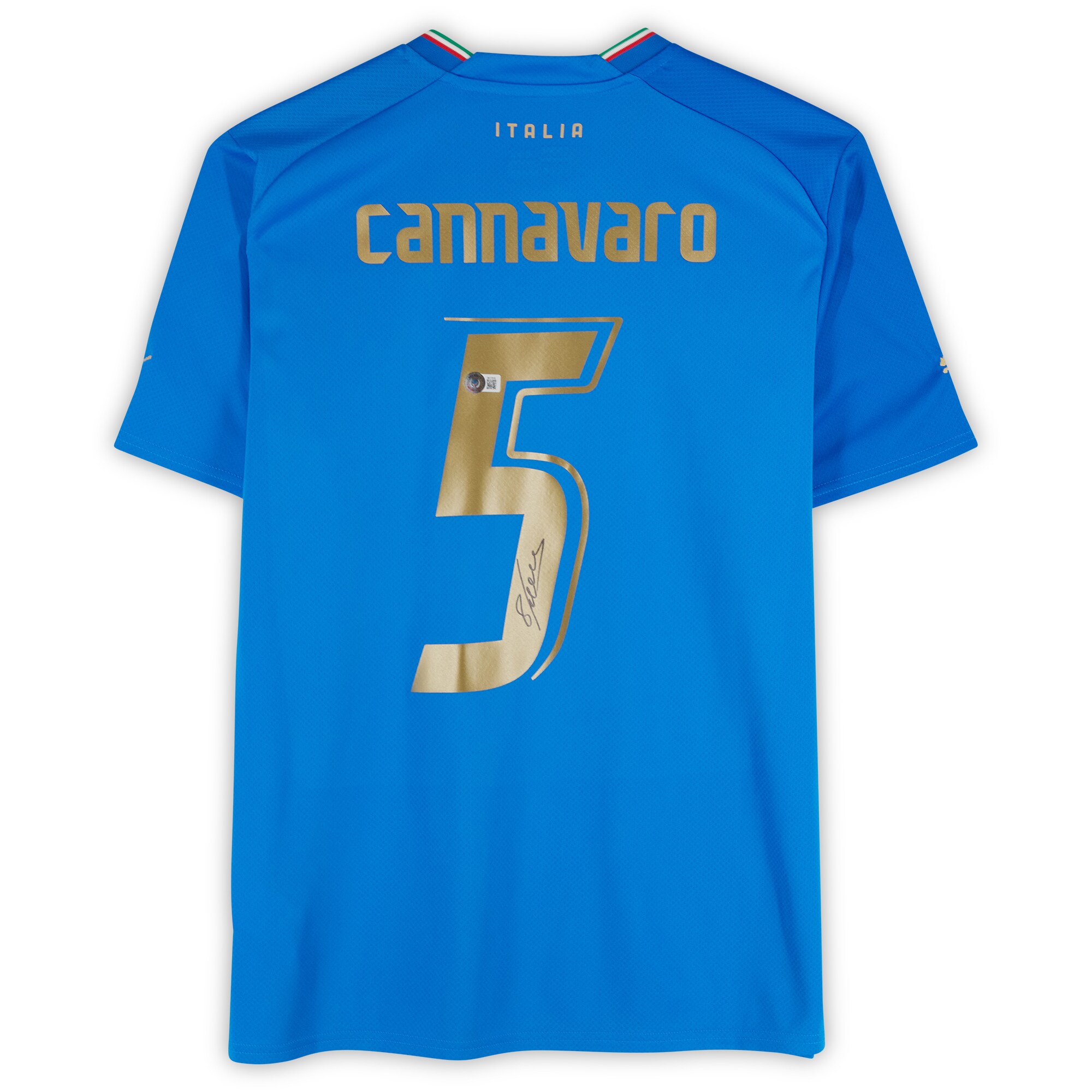 Shop fabio cannavaro italy national team autographed fanatics authentic 2022-23 blue home puma jersey – bas – Mexico Football Shirts & World Cup Jerseys