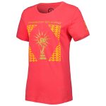 Shop fifa world cup qatar 2022 women8217s trophy t-shirt – coral – Mexico Football Shirts & World Cup Jerseys