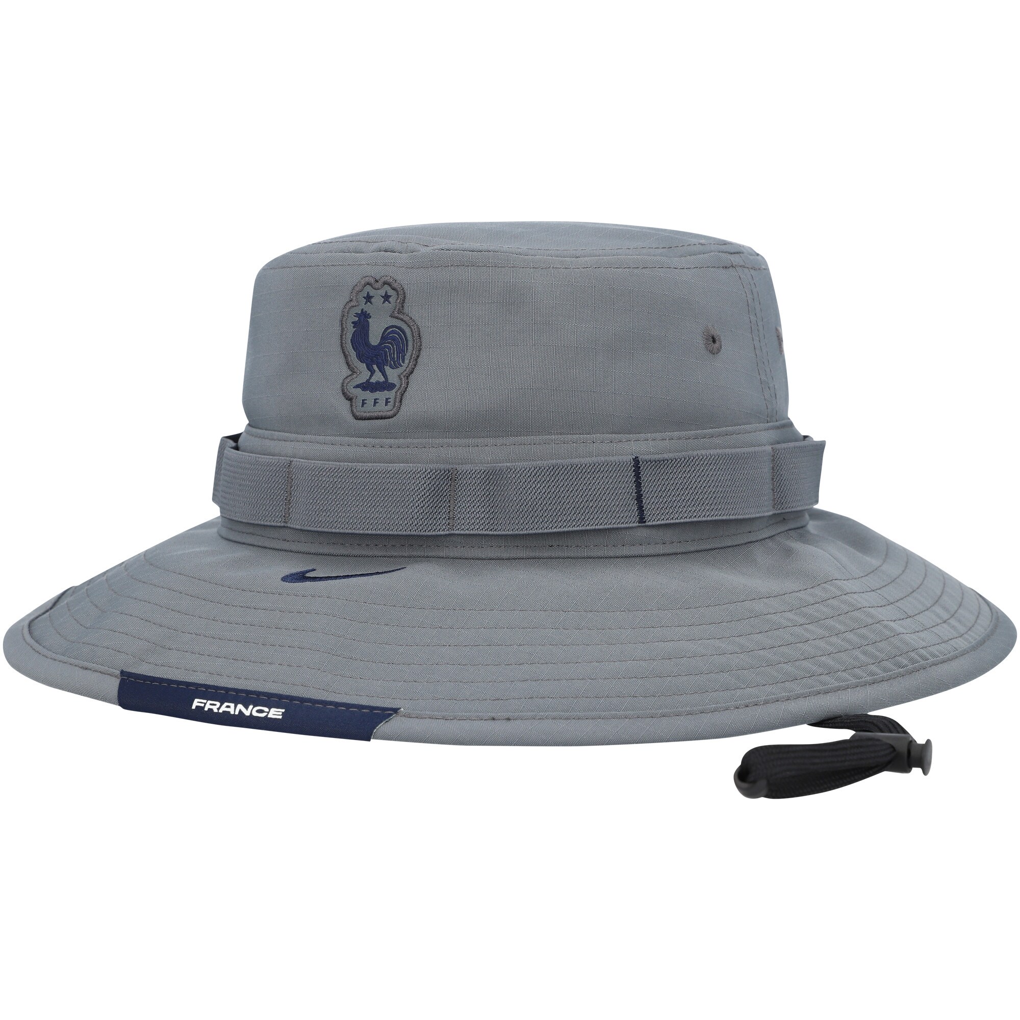 Shop france national team nike boonie tri-blend performance bucket hat – gray – Mexico Football Shirts & World Cup Jerseys