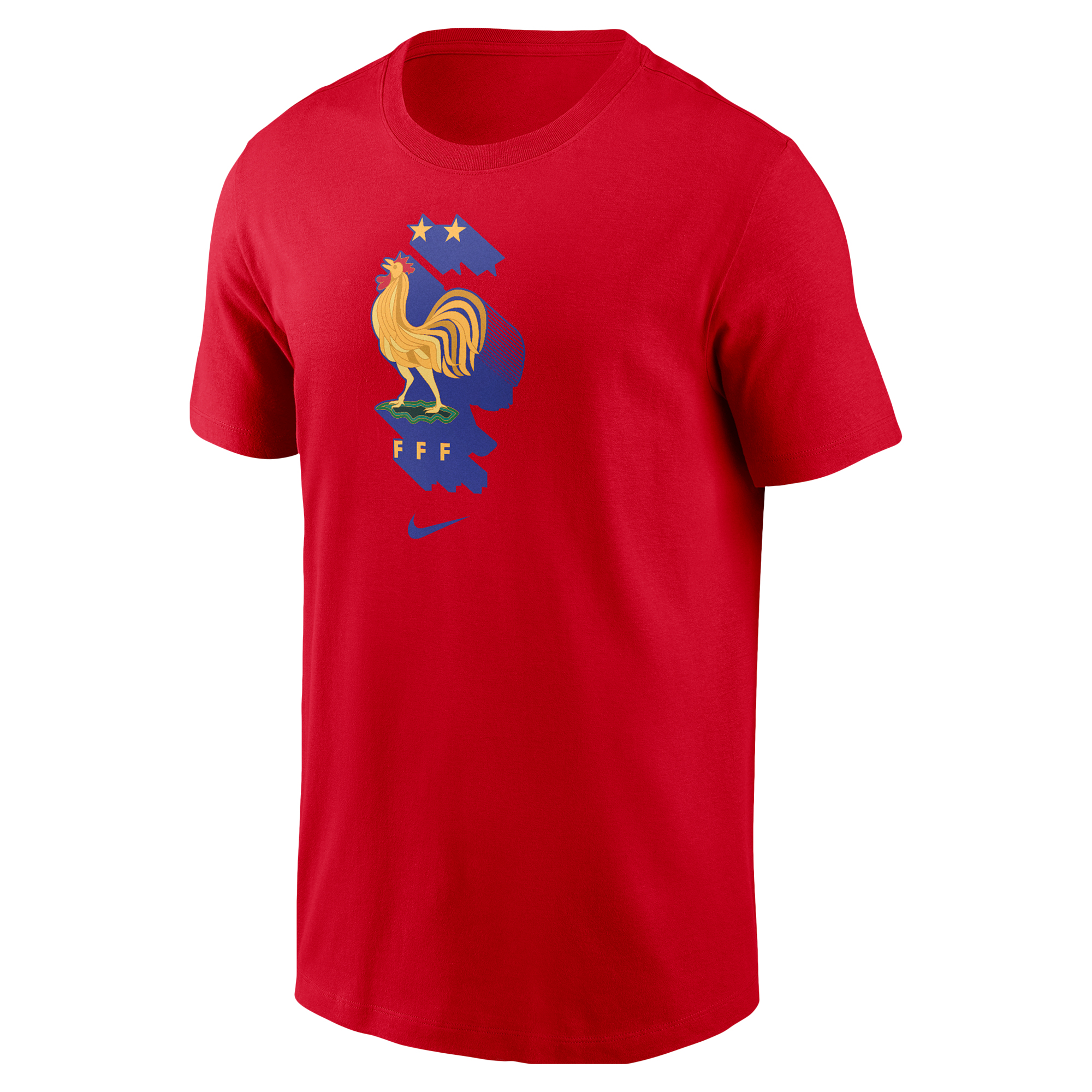 Shop france national team nike crest core t-shirt – red – Mexico Football Shirts & World Cup Jerseys