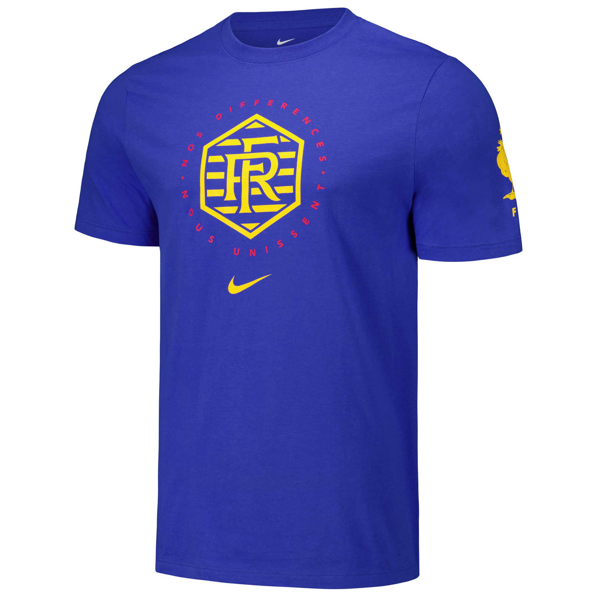 Shop france national team nike localized core cotton t-shirt – royal – Mexico Football Shirts & World Cup Jerseys
