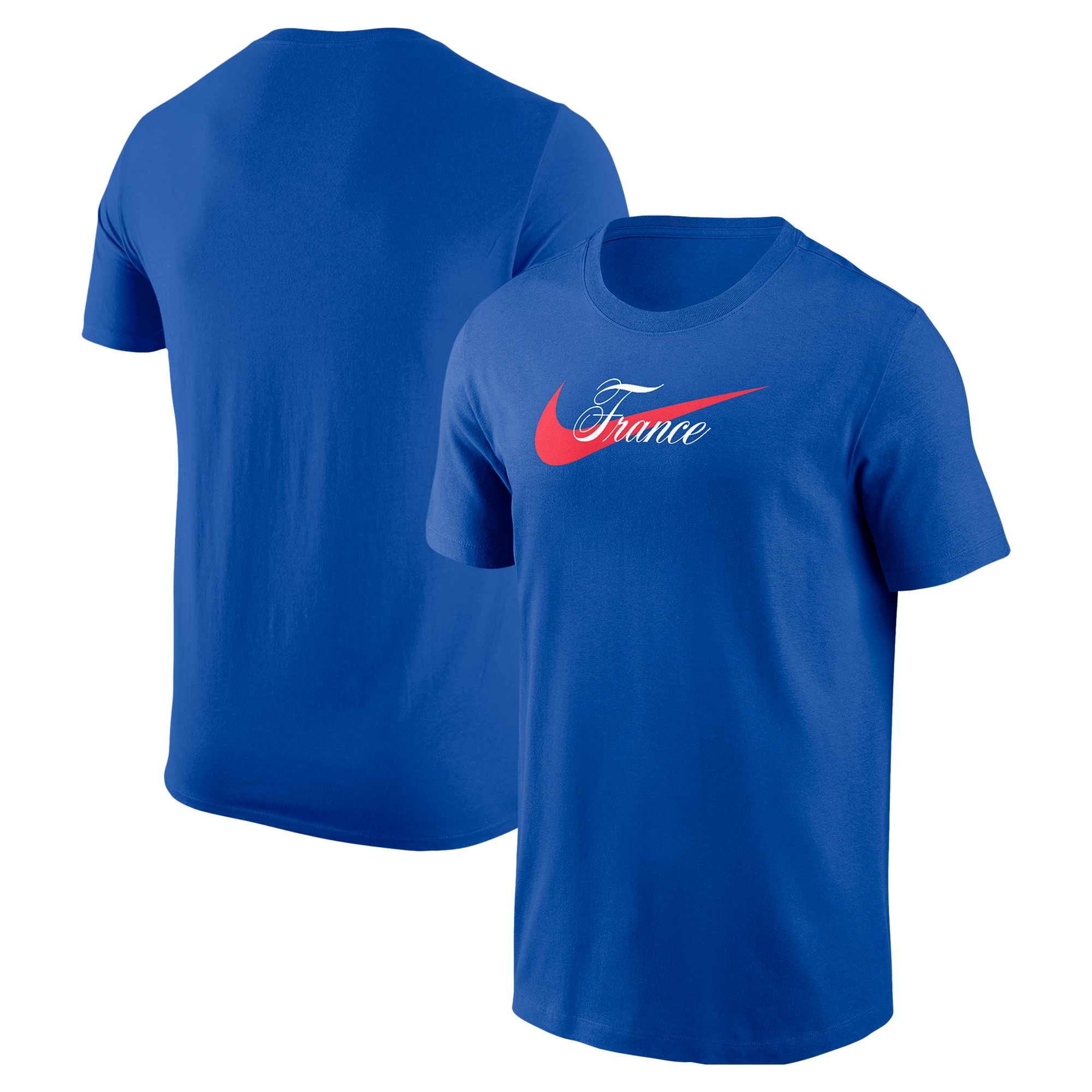Shop france national team nike team wordmark swoosh core t-shirt – royal – Mexico Football Shirts & World Cup Jerseys