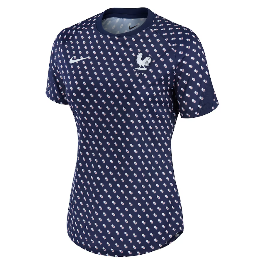 Shop france national team nike women8217s 202223 pre-match home performance top – navy – Mexico Football Shirts & World Cup Jerseys