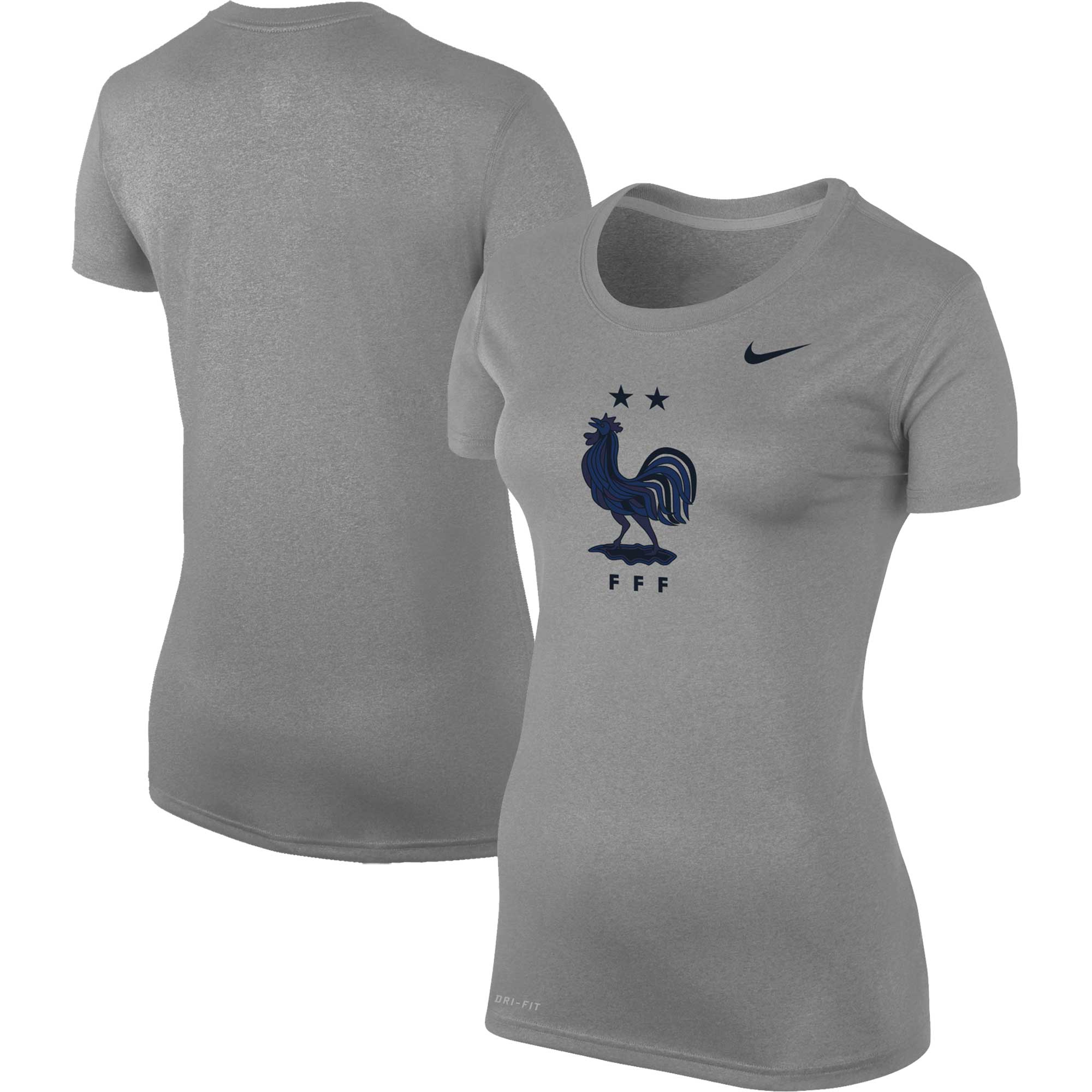 Shop france national team nike women8217s legend performance t-shirt – heather gray – Mexico Football Shirts & World Cup Jerseys