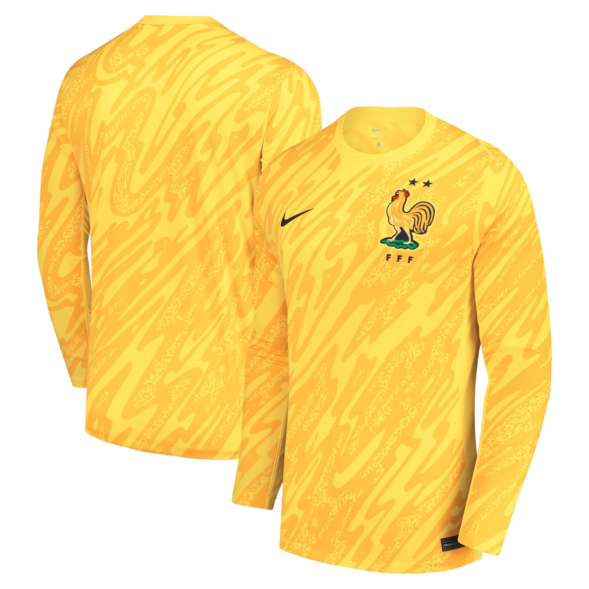 Shop france national team nike youth 2024 goalkeeper replica stadium long sleeve jersey – yellow – Mexico Football Shirts & World Cup Jerseys