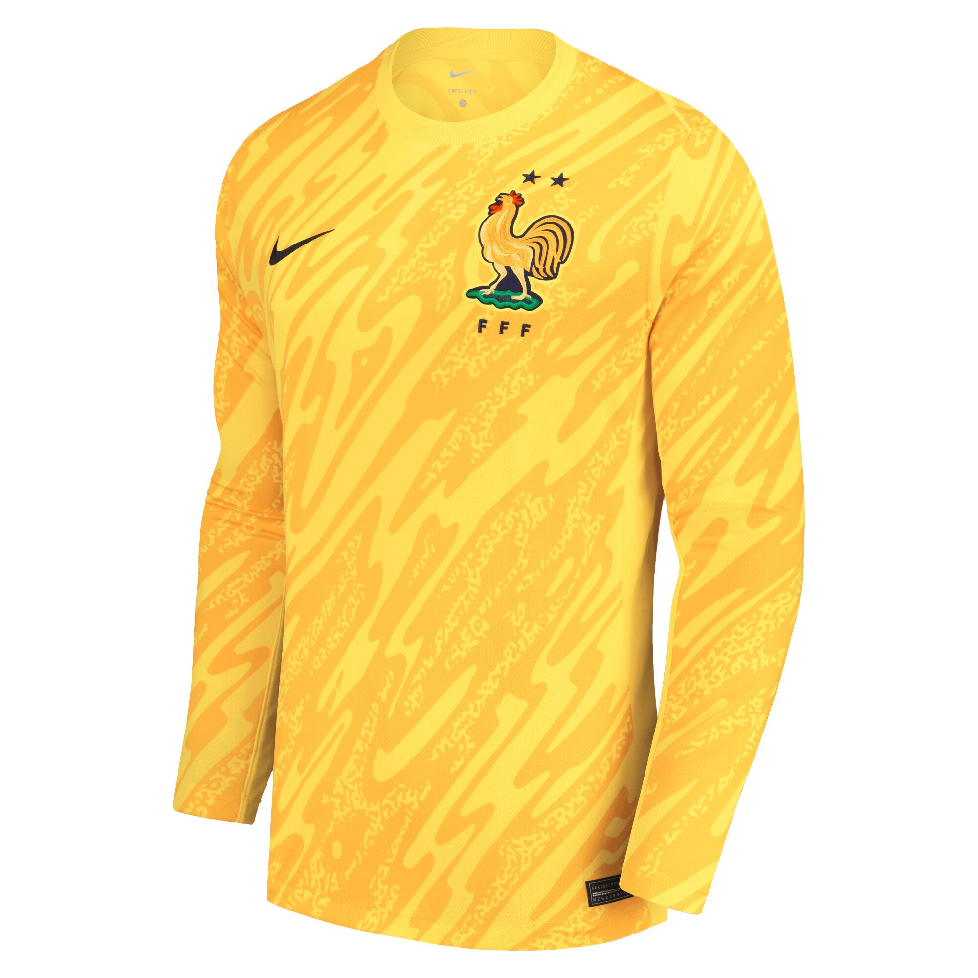 Shop france national team nike youth 2024 goalkeeper replica stadium long sleeve jersey – yellow – Mexico Football Shirts & World Cup Jerseys