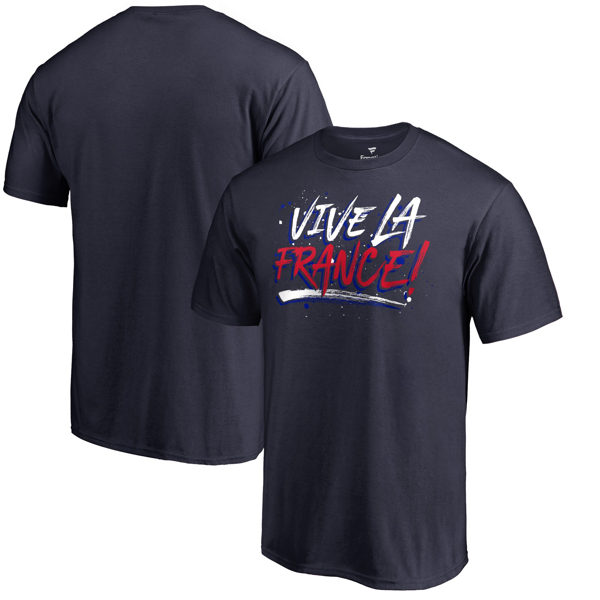 Shop france vive le france t-shirt – navy – Mexico Football Shirts & World Cup Jerseys