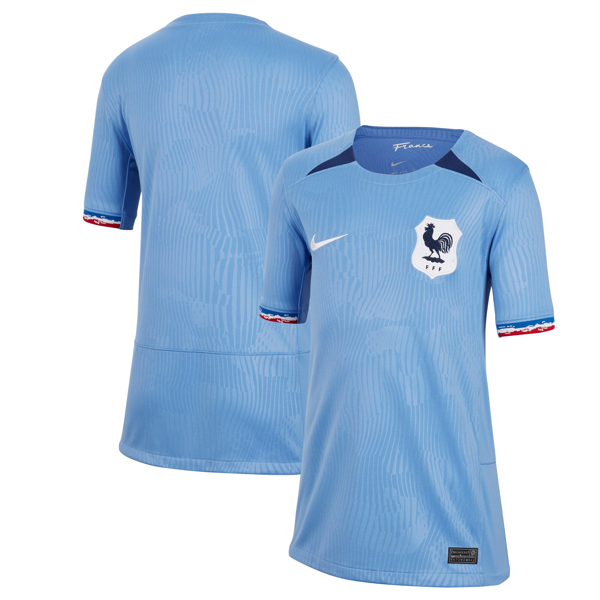 Shop france women8217s national team nike youth 2023 home stadium replica jersey – blue – Mexico Football Shirts & World Cup Jerseys