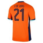 Shop frenkie de jong netherlands national team nike 2024 home replica jersey – orange – Mexico Football Shirts & World Cup Jerseys