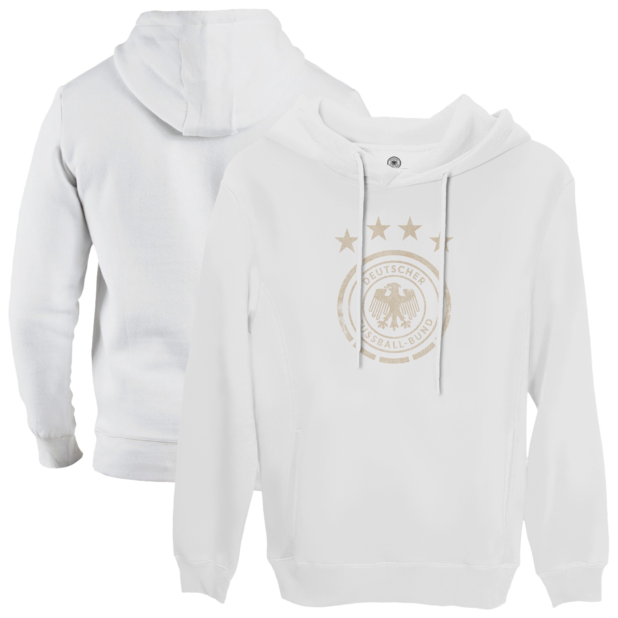 Shop germany national team 1863fc fleece pullover hoodie – white – Mexico Football Shirts & World Cup Jerseys