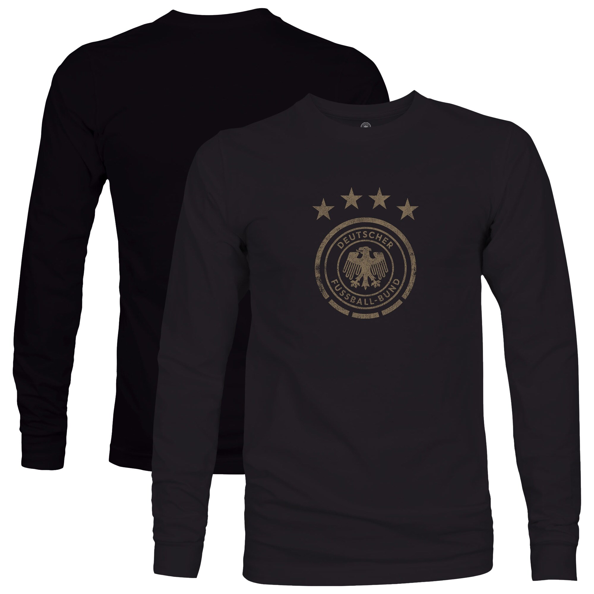Shop germany national team 1863fc mono badge long sleeve t-shirt – black – Mexico Football Shirts & World Cup Jerseys