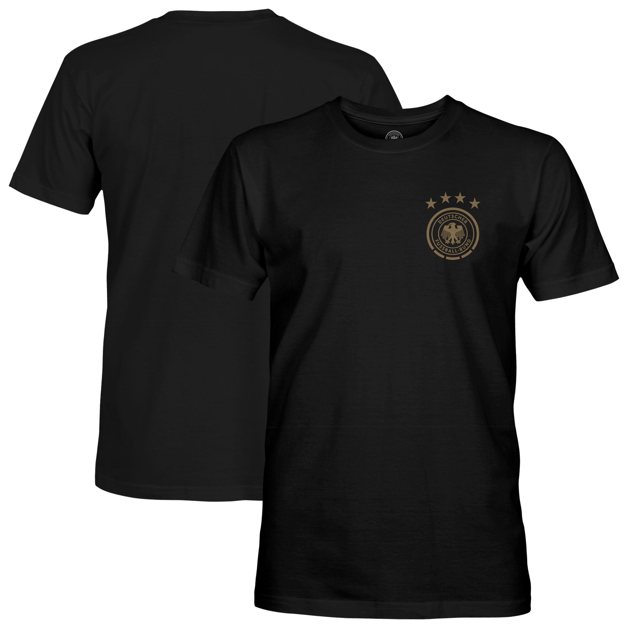 Shop germany national team 1863fc mono badge t-shirt – black – Mexico Football Shirts & World Cup Jerseys