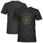 Shop germany national team 1863fc mono badge vintage tri-blend t-shirt – heather black – Mexico Football Shirts & World Cup Jerseys