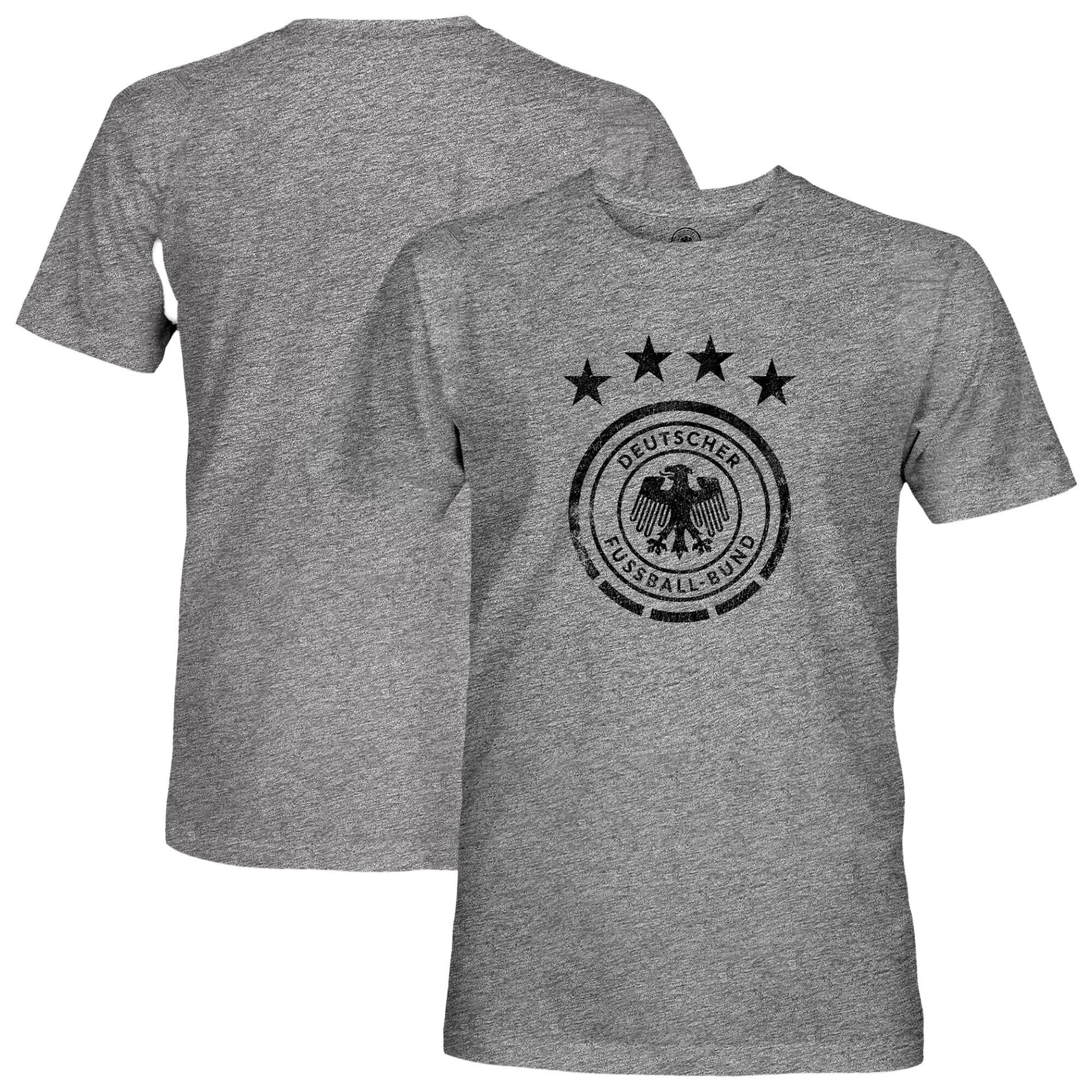Shop germany national team 1863fc mono badge vintage tri-blend t-shirt – heather gray – Mexico Football Shirts & World Cup Jerseys