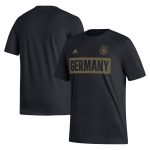 Shop germany national team adidas culture bar t-shirt – black – Mexico Football Shirts & World Cup Jerseys