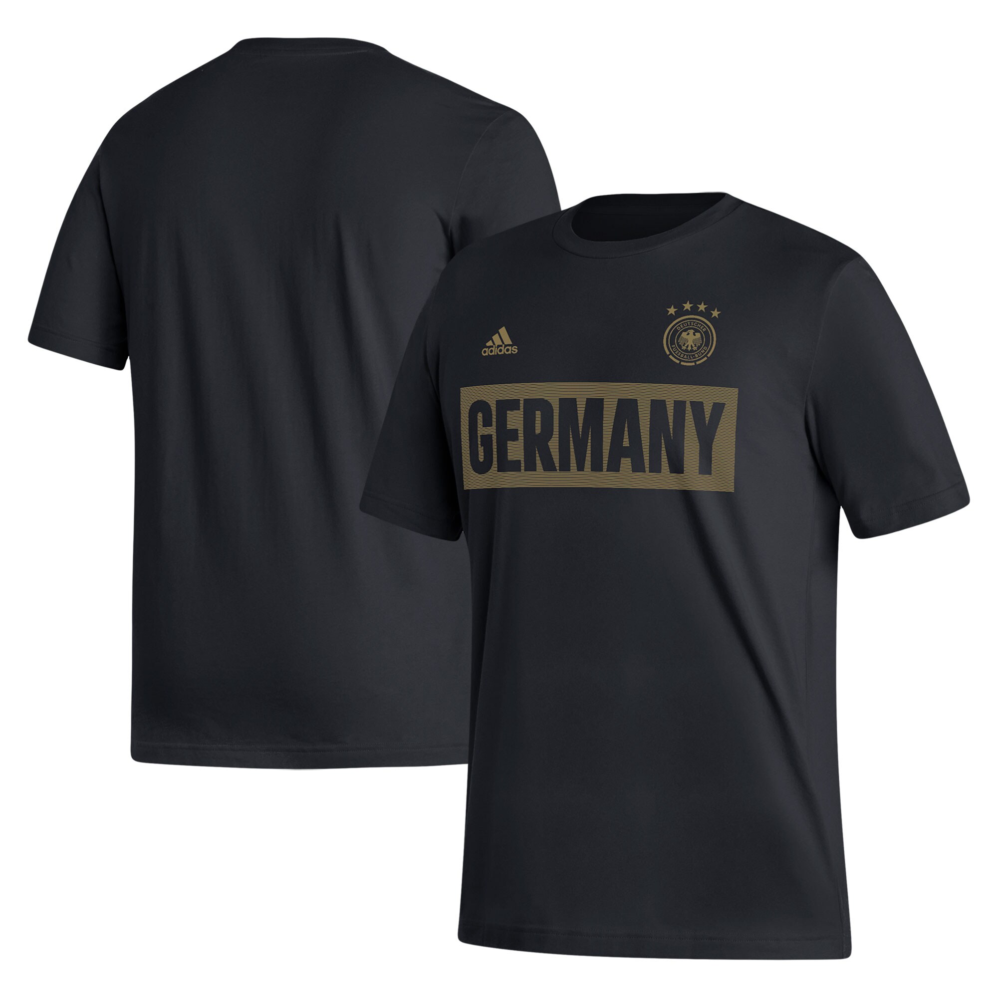 Shop germany national team adidas culture bar t-shirt – black – Mexico Football Shirts & World Cup Jerseys