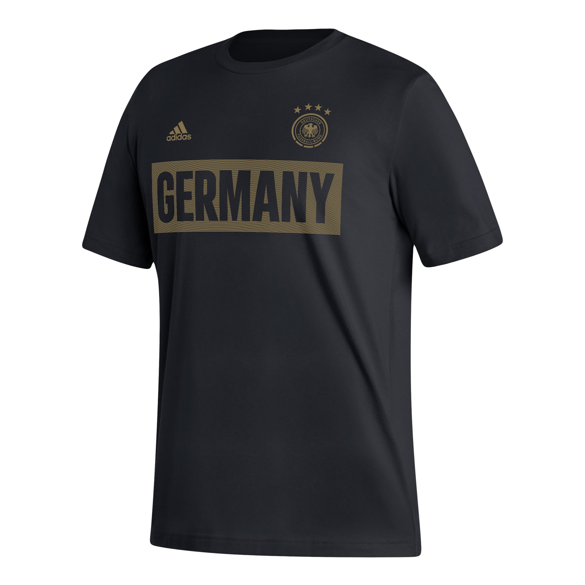 Shop germany national team adidas culture bar t-shirt – black – Mexico Football Shirts & World Cup Jerseys