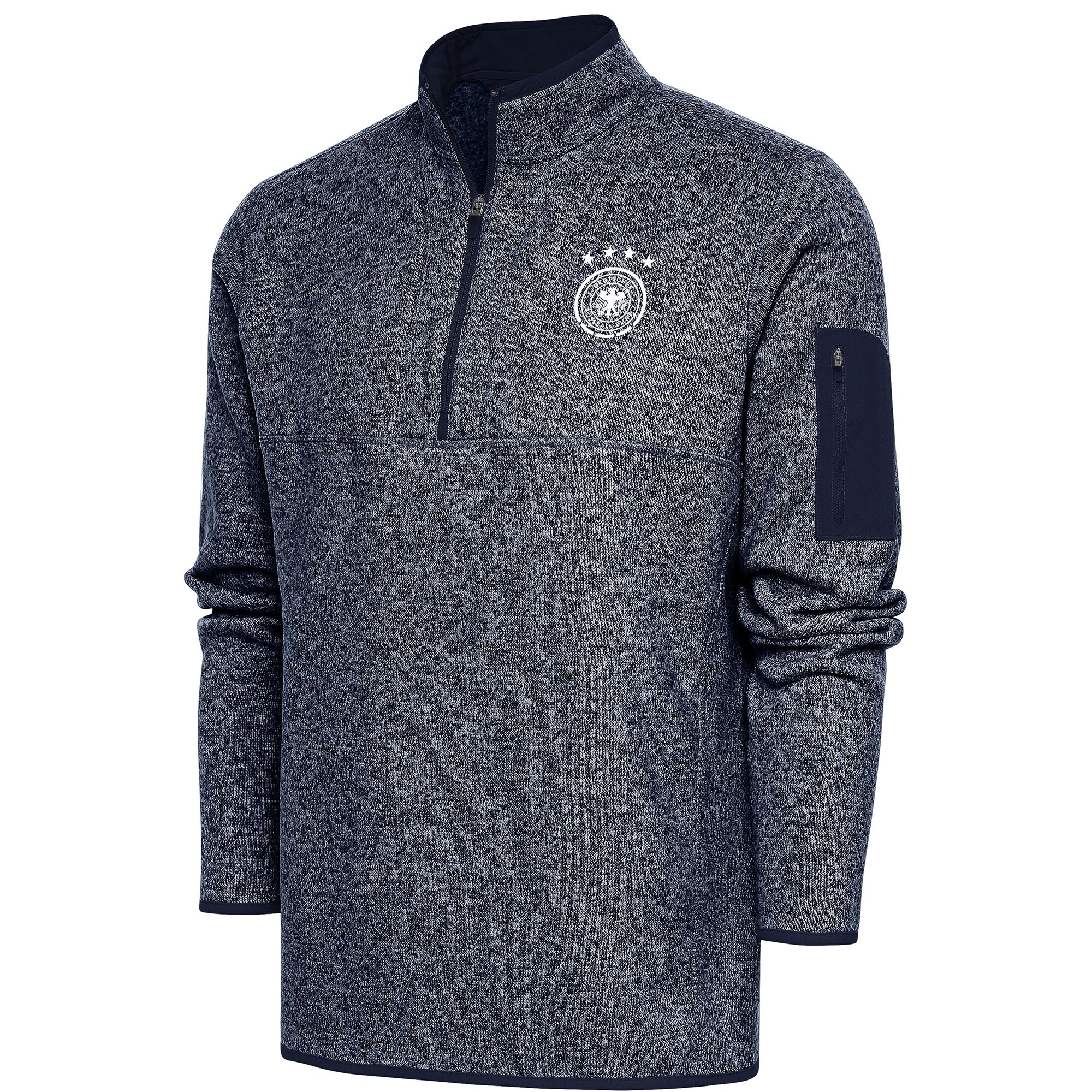 Shop germany national team elevate quarter-zip pullover – heather navy – Mexico Football Shirts & World Cup Jerseys