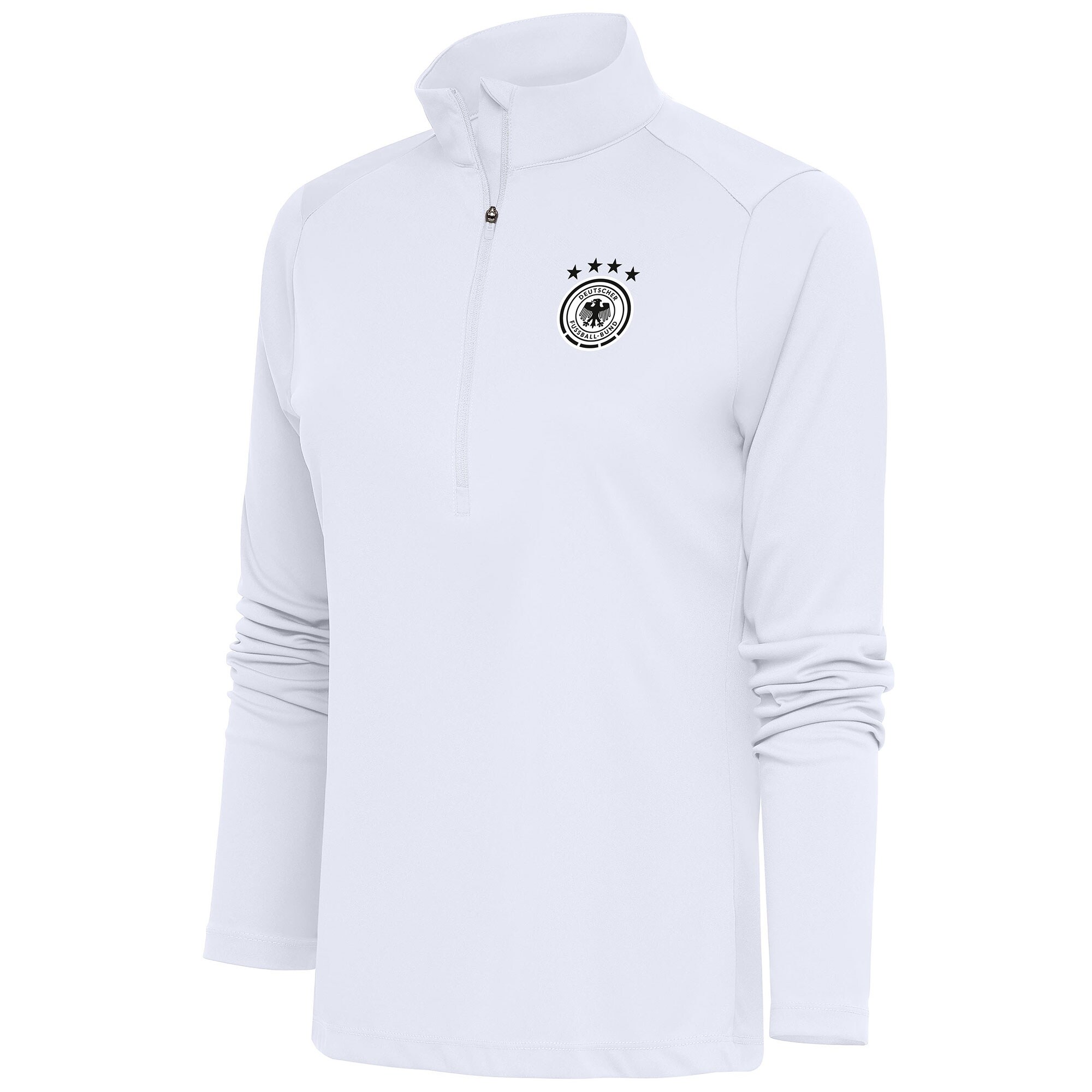 Shop germany national team women8217s statement half-zip pullover – white – Mexico Football Shirts & World Cup Jerseys