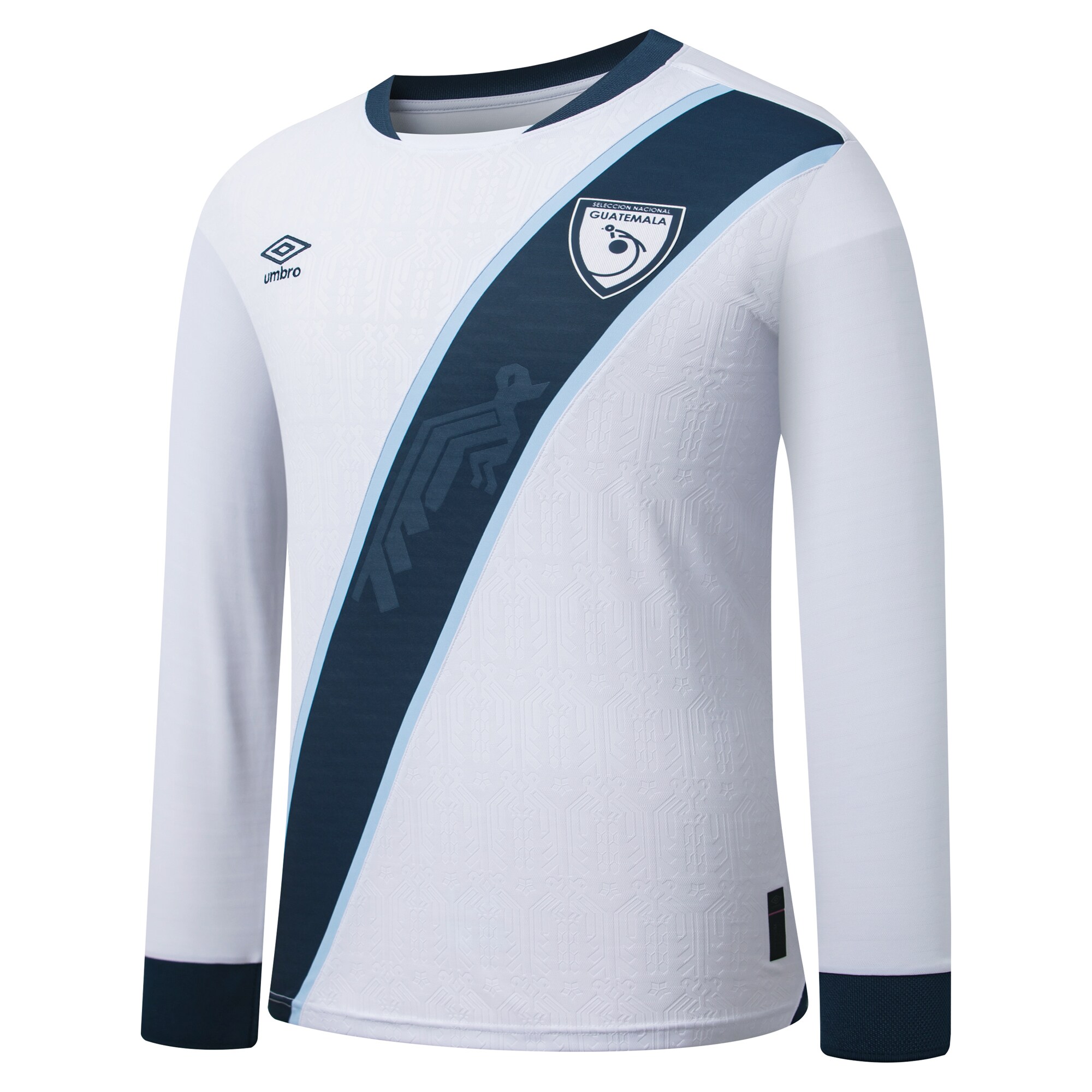 Shop guatemala national team umbro 2025 home replica long sleeve jersey – white – Mexico Football Shirts & World Cup Jerseys