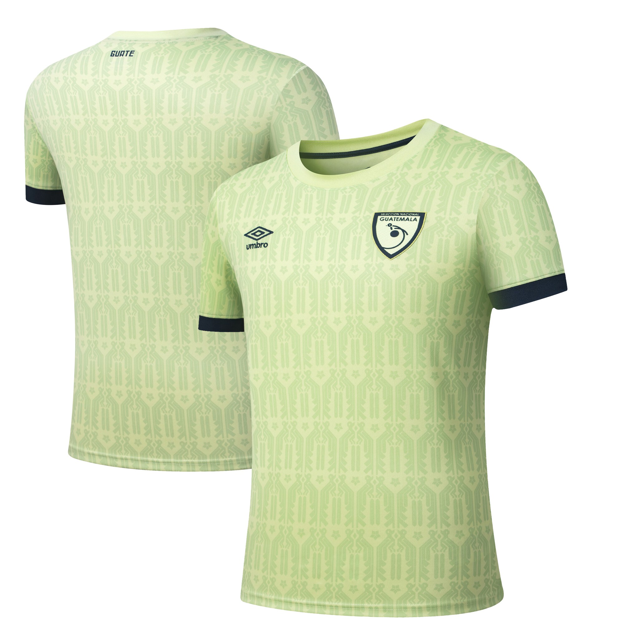 Shop guatemala national team umbro 2025 pre-match jersey – green – Mexico Football Shirts & World Cup Jerseys