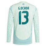 Shop guillermo ochoa mexico national team adidas 2024 away replica player long sleeve jersey – green – Mexico Football Shirts & World Cup Jerseys