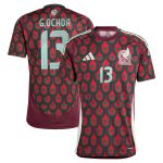 Shop guillermo ochoa mexico national team adidas 2024 home replica player jersey – burgundy – Mexico Football Shirts & World Cup Jerseys