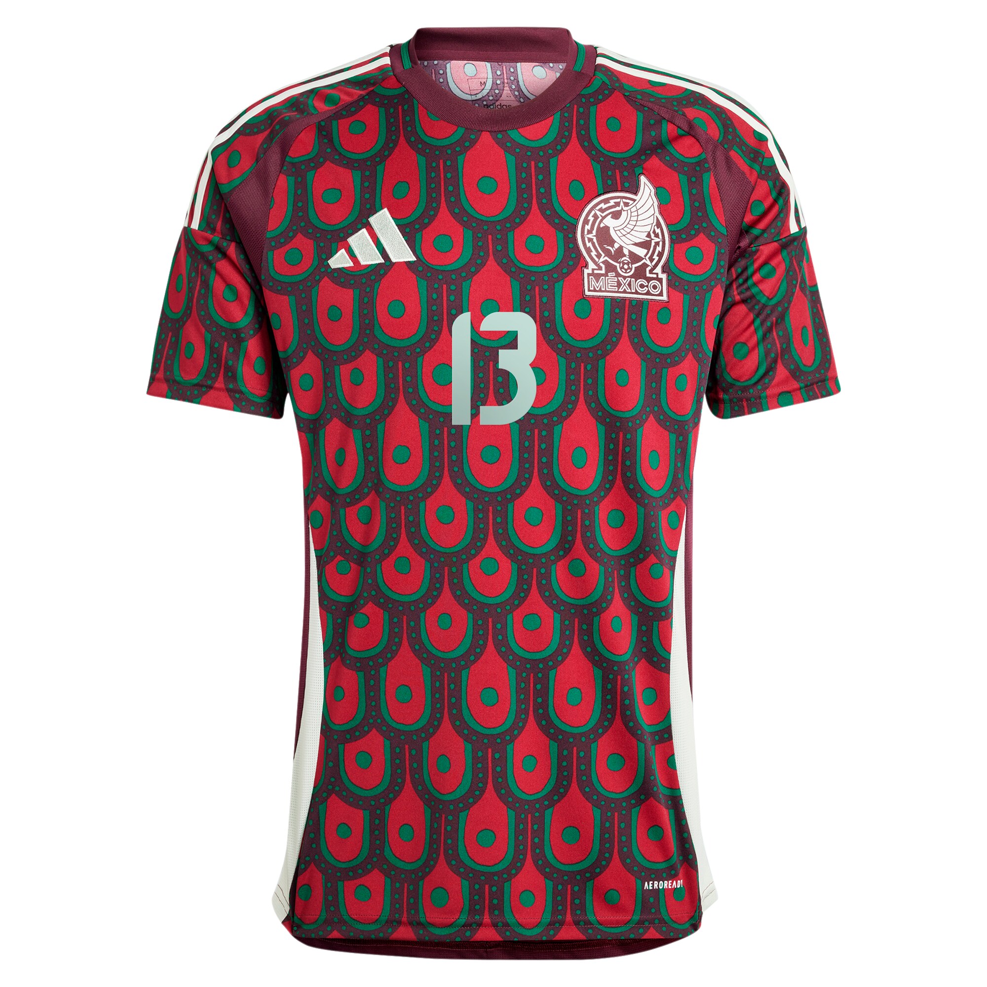 Shop guillermo ochoa mexico national team adidas 2024 home replica player jersey – burgundy – Mexico Football Shirts & World Cup Jerseys