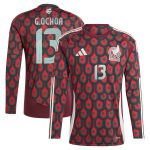 Shop guillermo ochoa mexico national team adidas 2024 home replica player long sleeve jersey – burgundy – Mexico Football Shirts & World Cup Jerseys