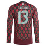 Shop guillermo ochoa mexico national team adidas 2024 home replica player long sleeve jersey – burgundy – Mexico Football Shirts & World Cup Jerseys