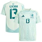 Shop guillermo ochoa mexico national team adidas youth 2024 away replica player jersey – green – Mexico Football Shirts & World Cup Jerseys