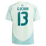 Shop guillermo ochoa mexico national team adidas youth 2024 away replica player jersey – green – Mexico Football Shirts & World Cup Jerseys