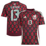 Shop guillermo ochoa mexico national team adidas youth 2024 home replica player jersey – burgundy – Mexico Football Shirts & World Cup Jerseys