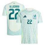Shop hirving lozano mexico national team adidas 2024 away replica player jersey – green – Mexico Football Shirts & World Cup Jerseys