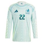 Shop hirving lozano mexico national team adidas 2024 away replica player long sleeve jersey – green – Mexico Football Shirts & World Cup Jerseys
