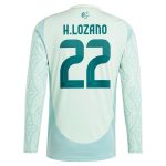 Shop hirving lozano mexico national team adidas 2024 away replica player long sleeve jersey – green – Mexico Football Shirts & World Cup Jerseys
