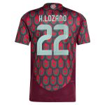 Shop hirving lozano mexico national team adidas 2024 home authentic player jersey – burgundy – Mexico Football Shirts & World Cup Jerseys