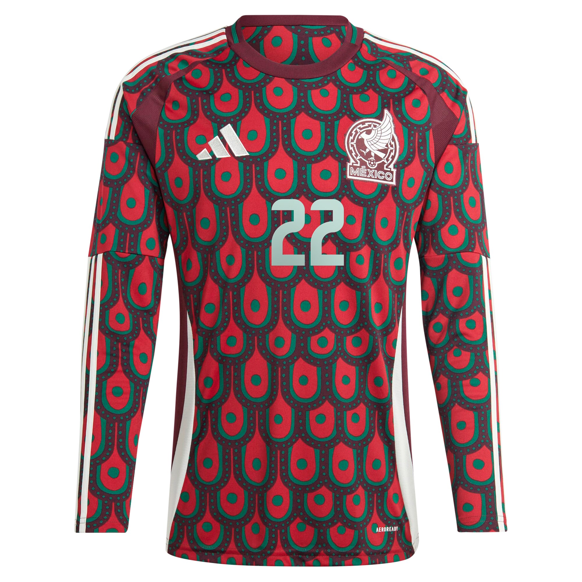 Shop hirving lozano mexico national team adidas 2024 home replica player long sleeve jersey – burgundy – Mexico Football Shirts & World Cup Jerseys