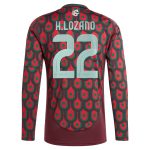Shop hirving lozano mexico national team adidas 2024 home replica player long sleeve jersey – burgundy – Mexico Football Shirts & World Cup Jerseys