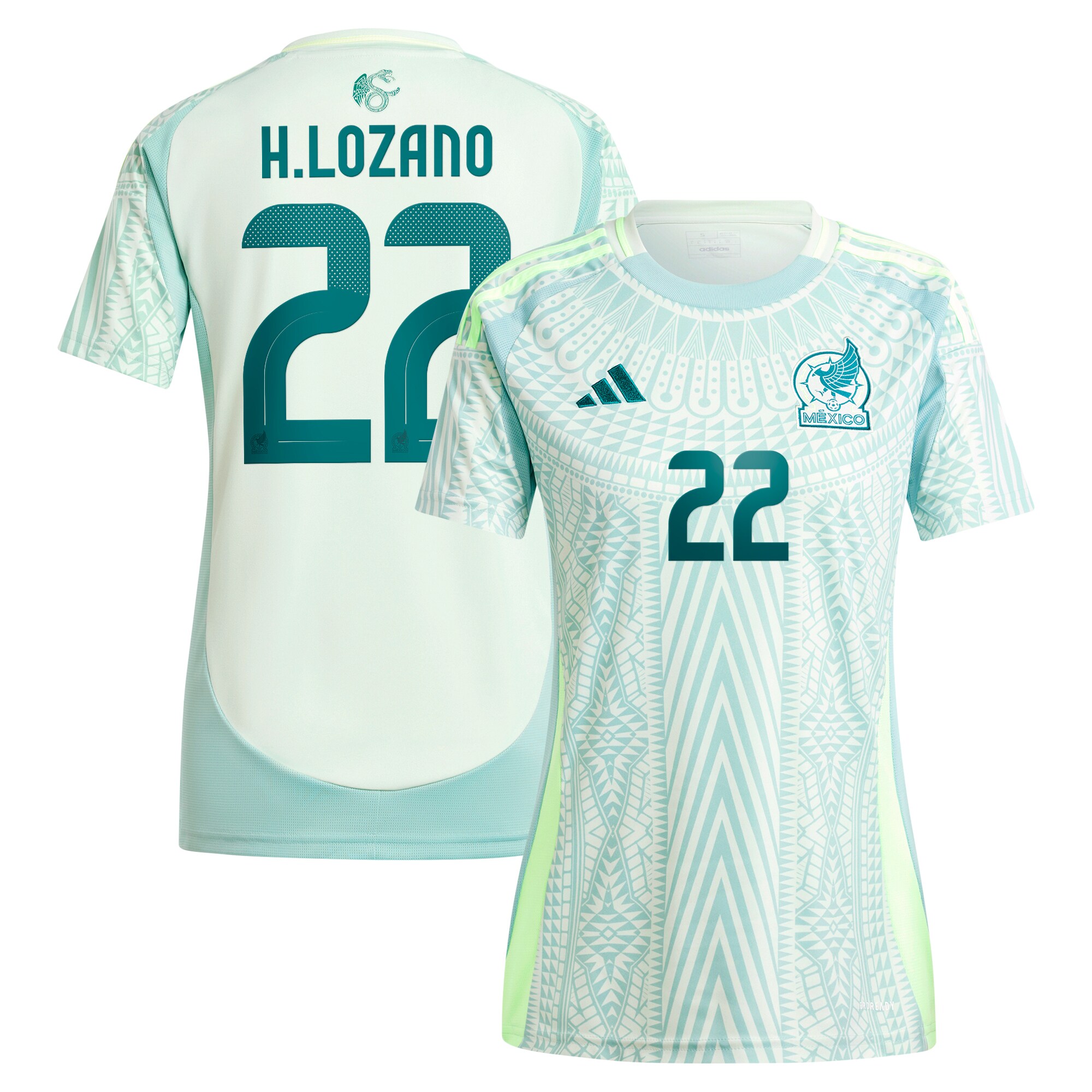 Shop hirving lozano mexico national team adidas women8217s 2024 away replica player jersey – green – Mexico Football Shirts & World Cup Jerseys