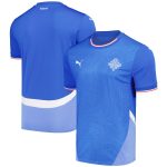 Shop iceland national team puma 2024 home replica jersey – blue – Mexico Football Shirts & World Cup Jerseys