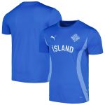 Shop iceland national team puma 2024 pre-match jersey – blue – Mexico Football Shirts & World Cup Jerseys