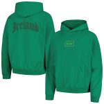 Shop ireland national team old english oversized raglan pullover hoodie – green – Mexico Football Shirts & World Cup Jerseys